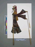 藏品(皮影戲偶—武旦)的圖片